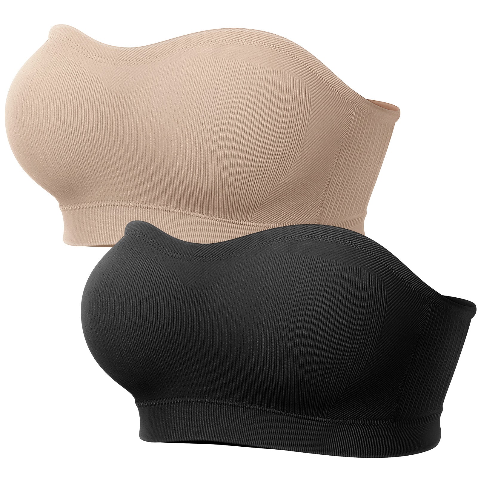 Non Slip Strapless Wireless Bandeau Bra