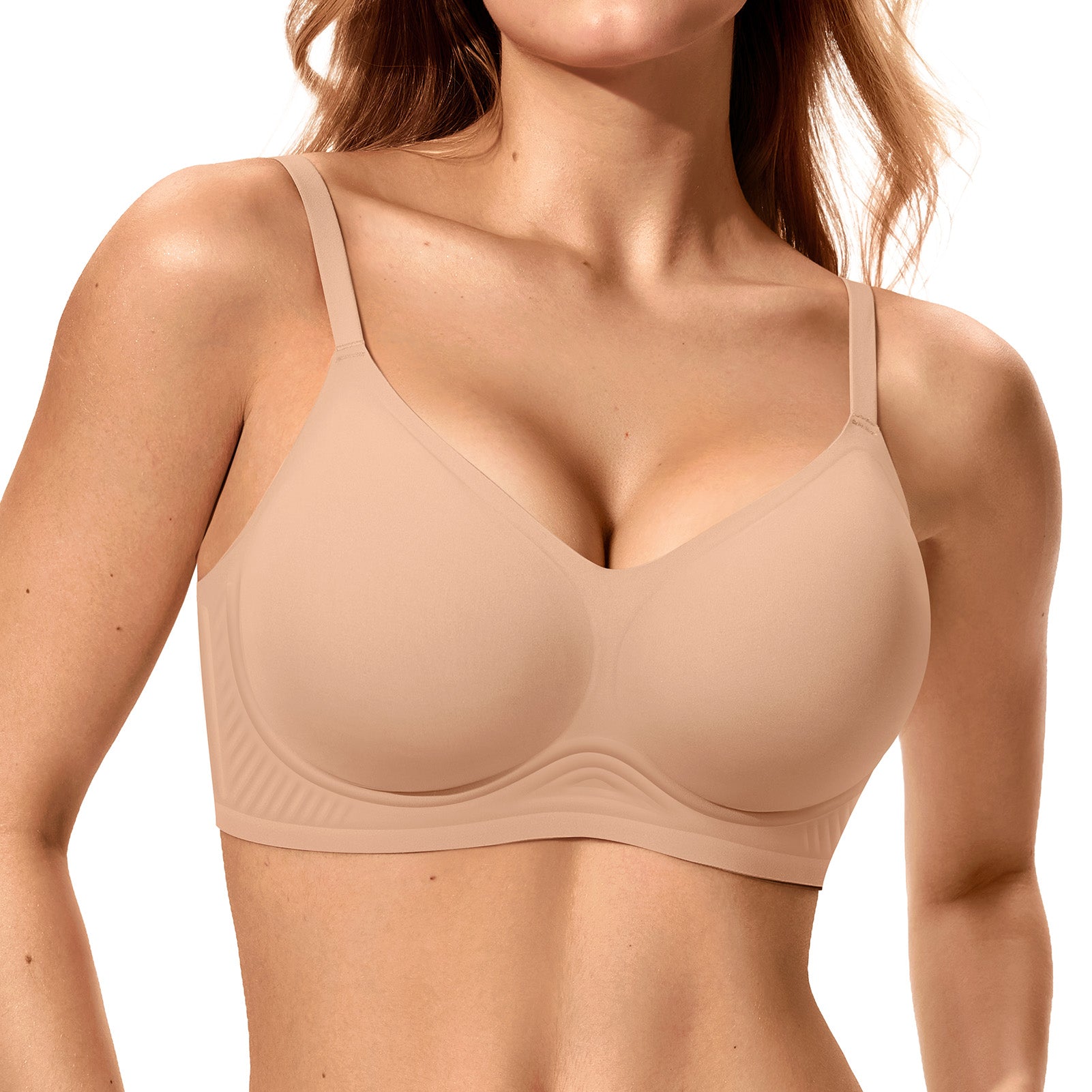 Seamless Push Up Wireless T Shirt Bra