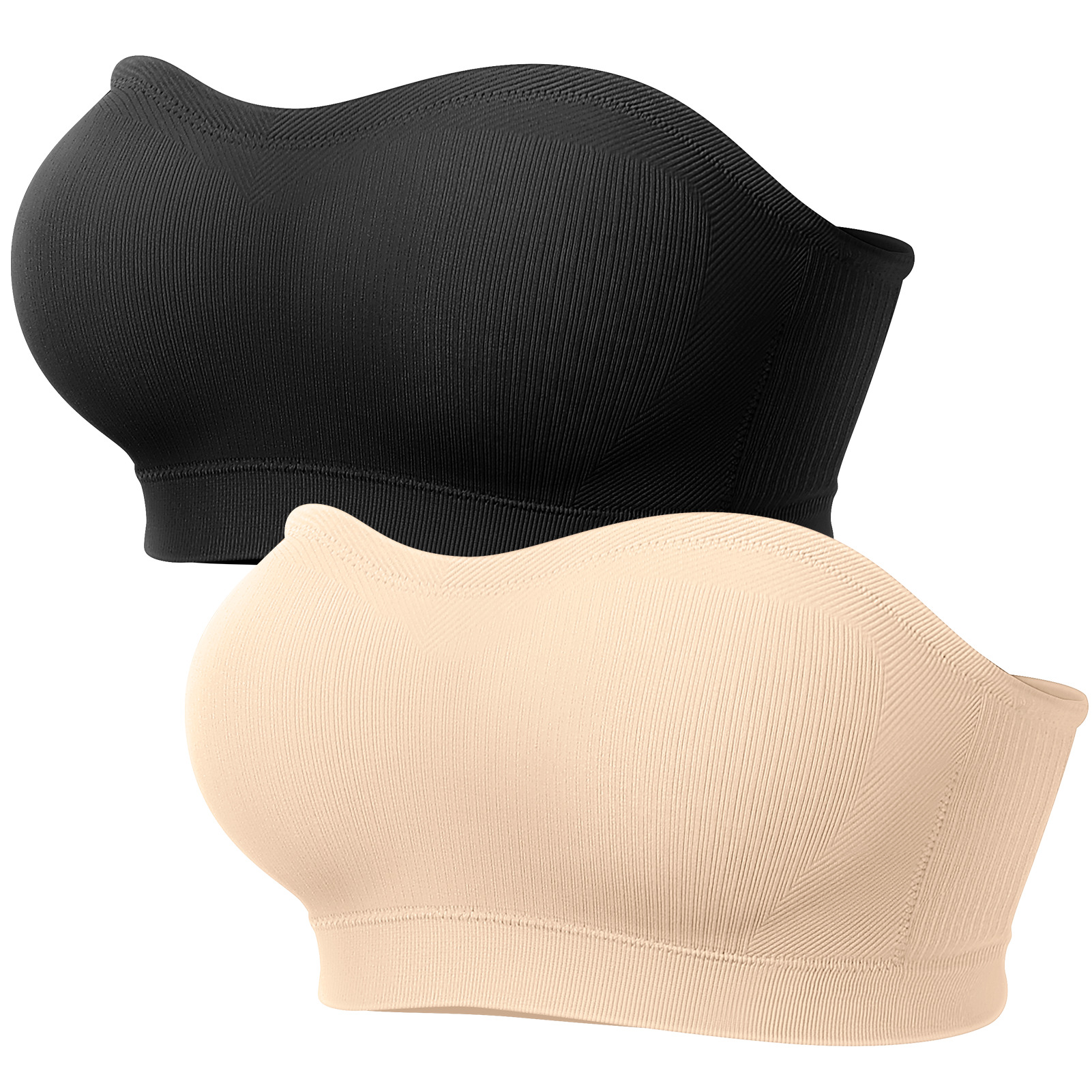 Non Slip Strapless Wireless Bandeau Bra