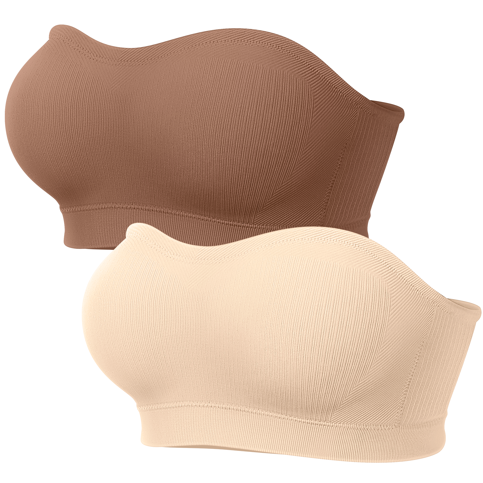 Non Slip Strapless Wireless Bandeau Bra