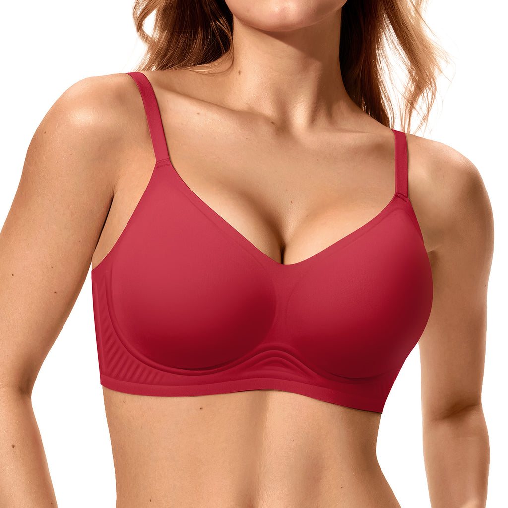 Seamless Push Up Wireless T Shirt Bra