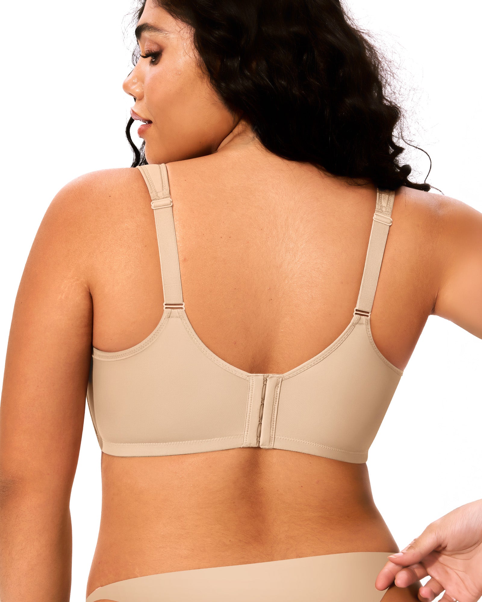 Unlined Full Coverage Underwire Minimizer Bra
