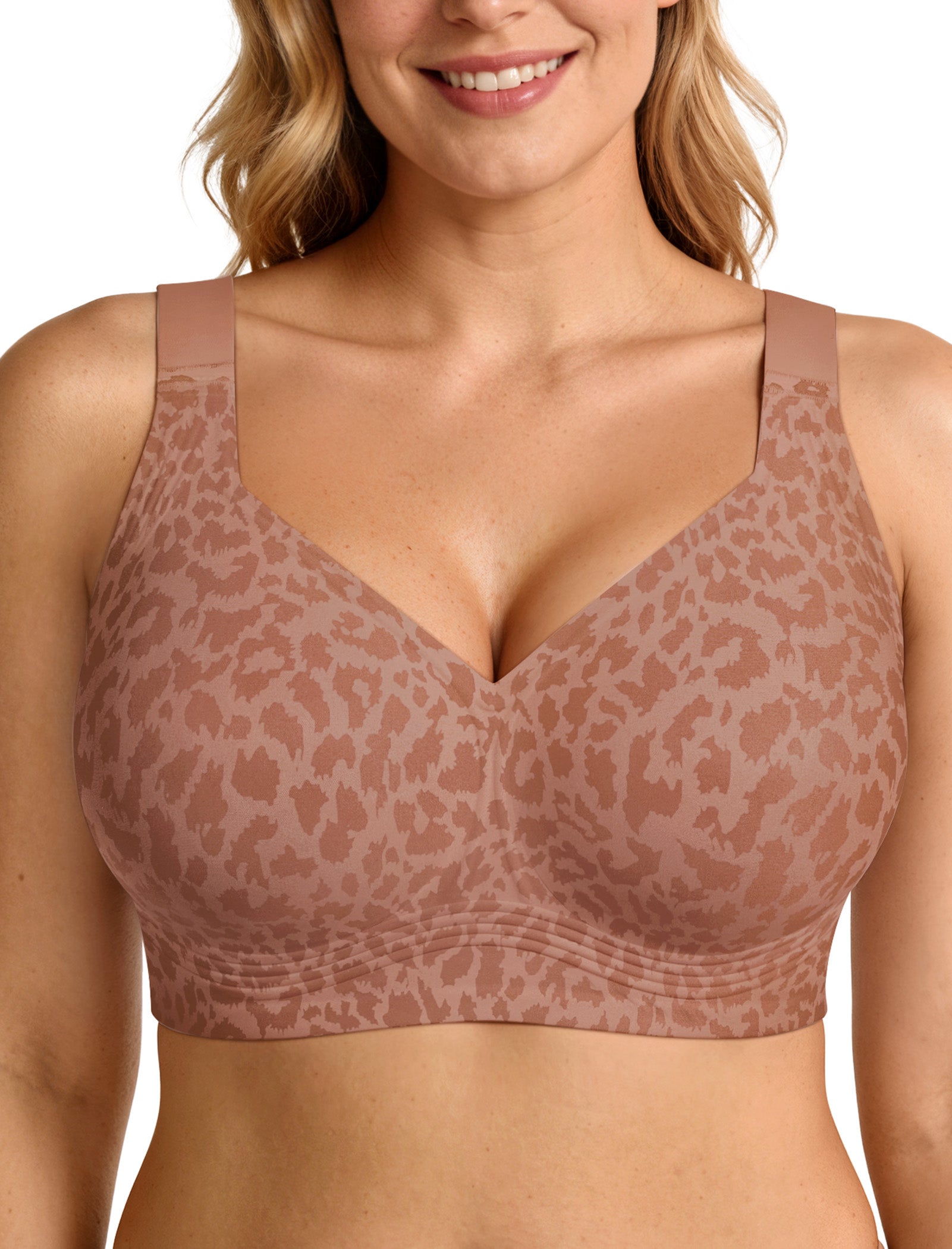 Full Coverage Supportive Wireless Push Up Bra