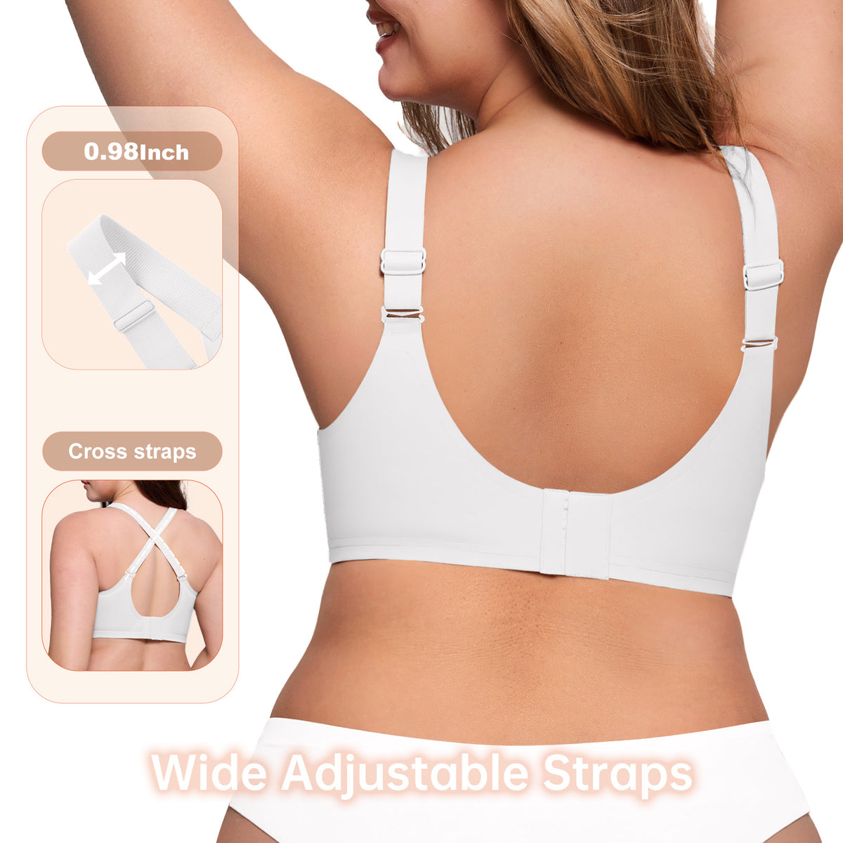 V Neck Full Coverage Jelly Bra