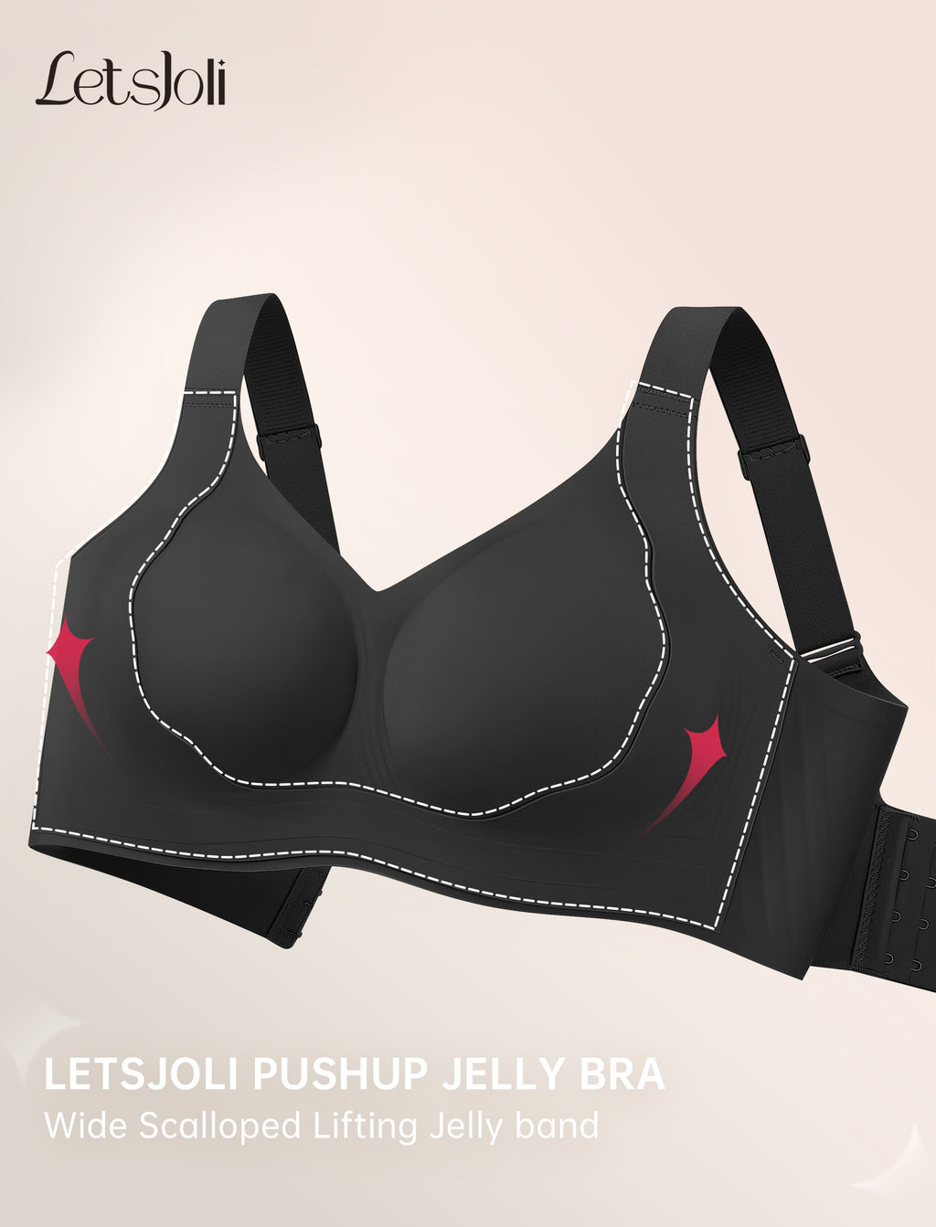 Push Up Plus Size No Underwire Minimizer