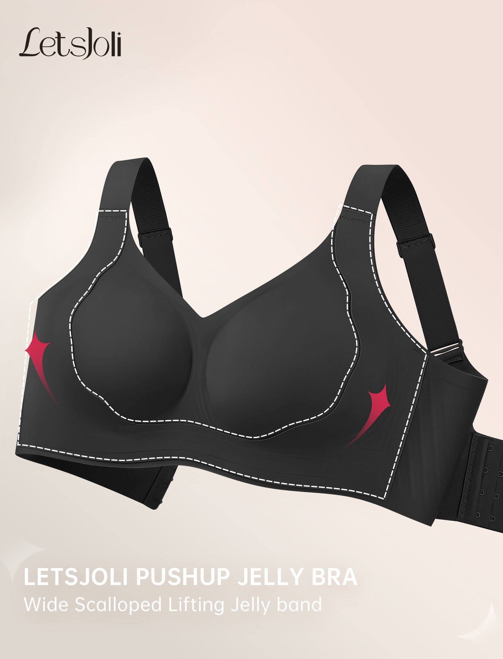 Push Up Plus Size No Underwire Minimizer