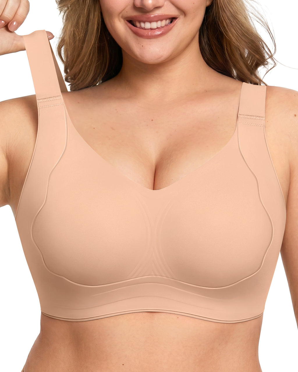 Push Up Plus Size No Underwire Minimizer