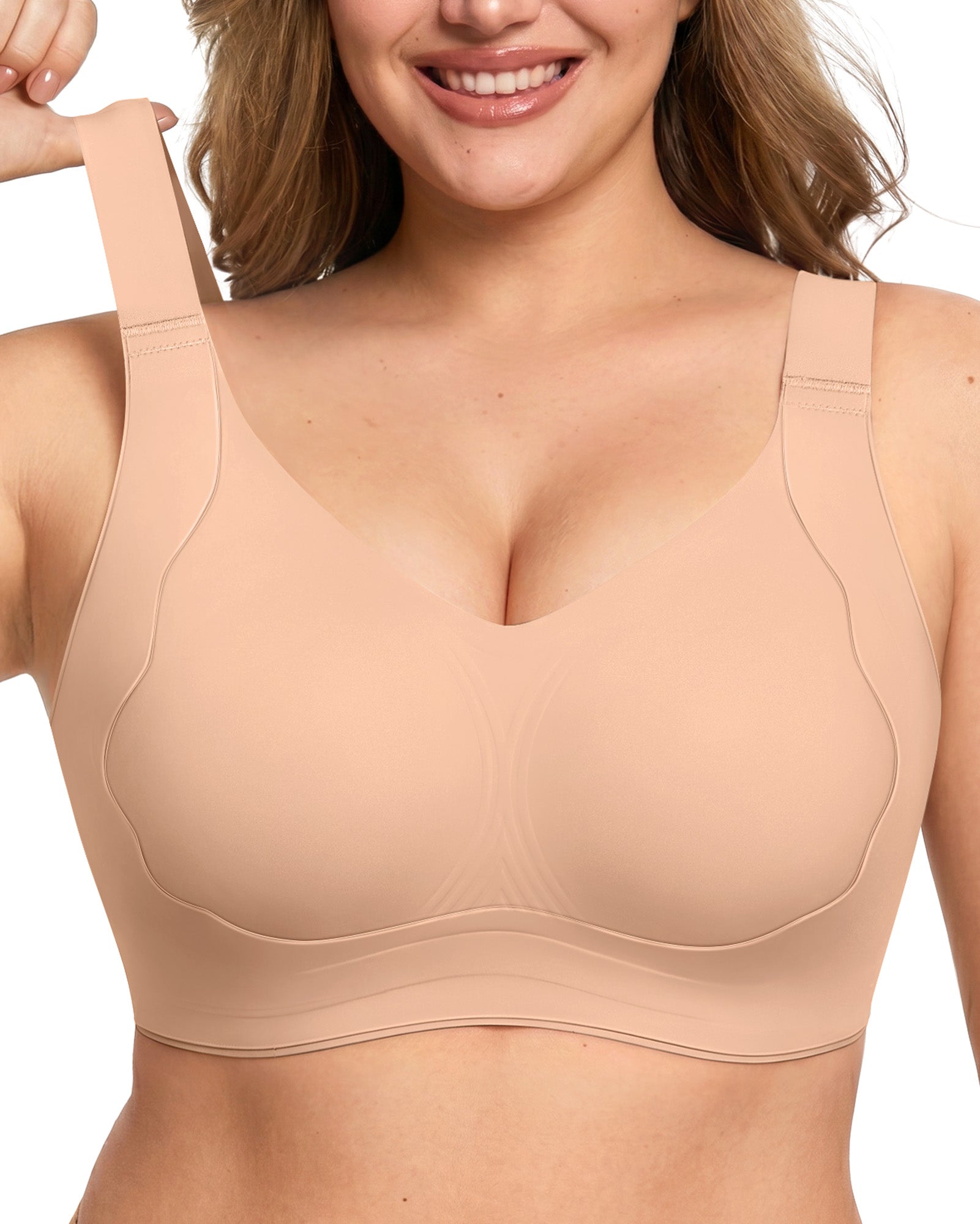 Push Up Plus Size No Underwire Minimizer