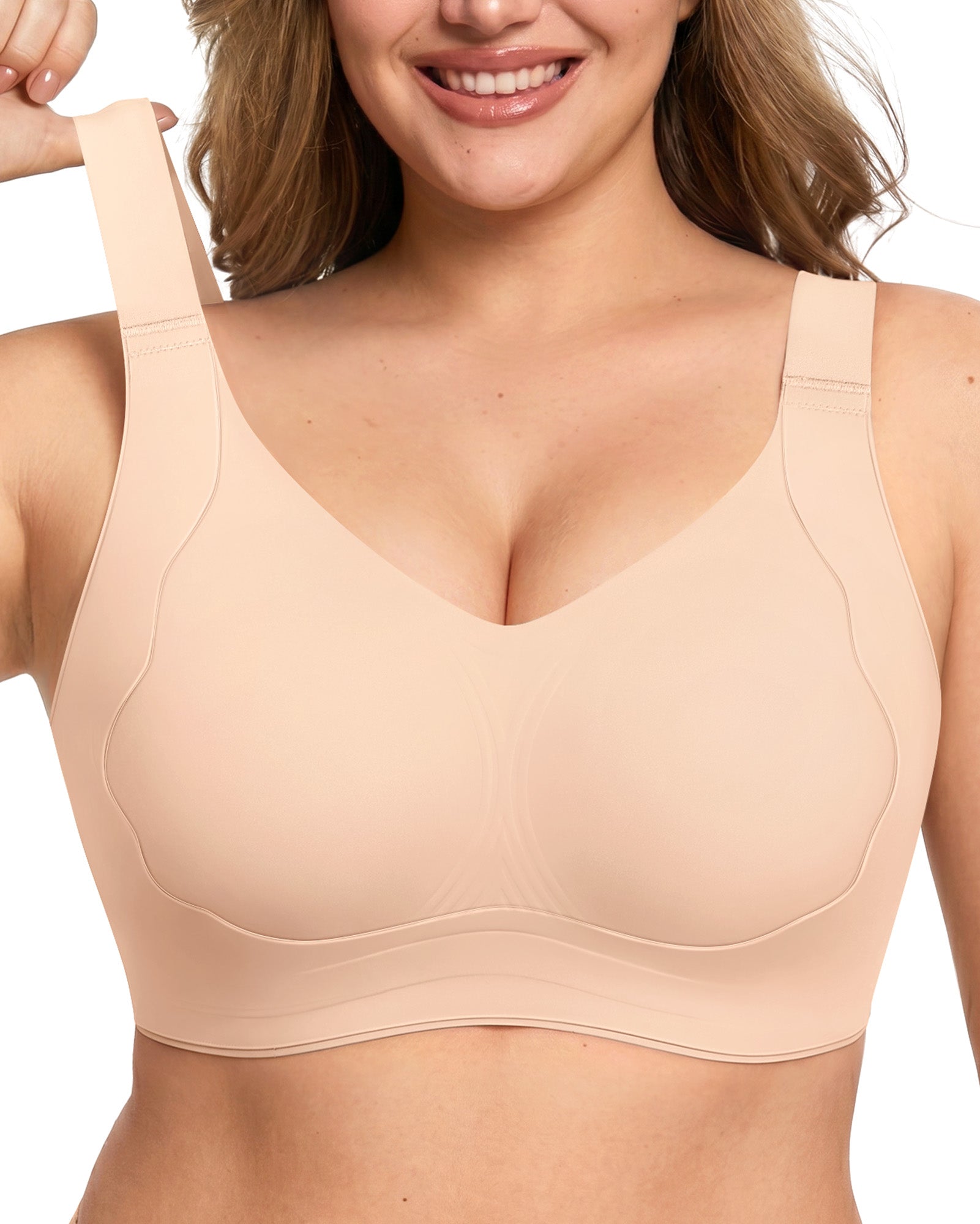 Push Up Plus Size No Underwire Minimizer