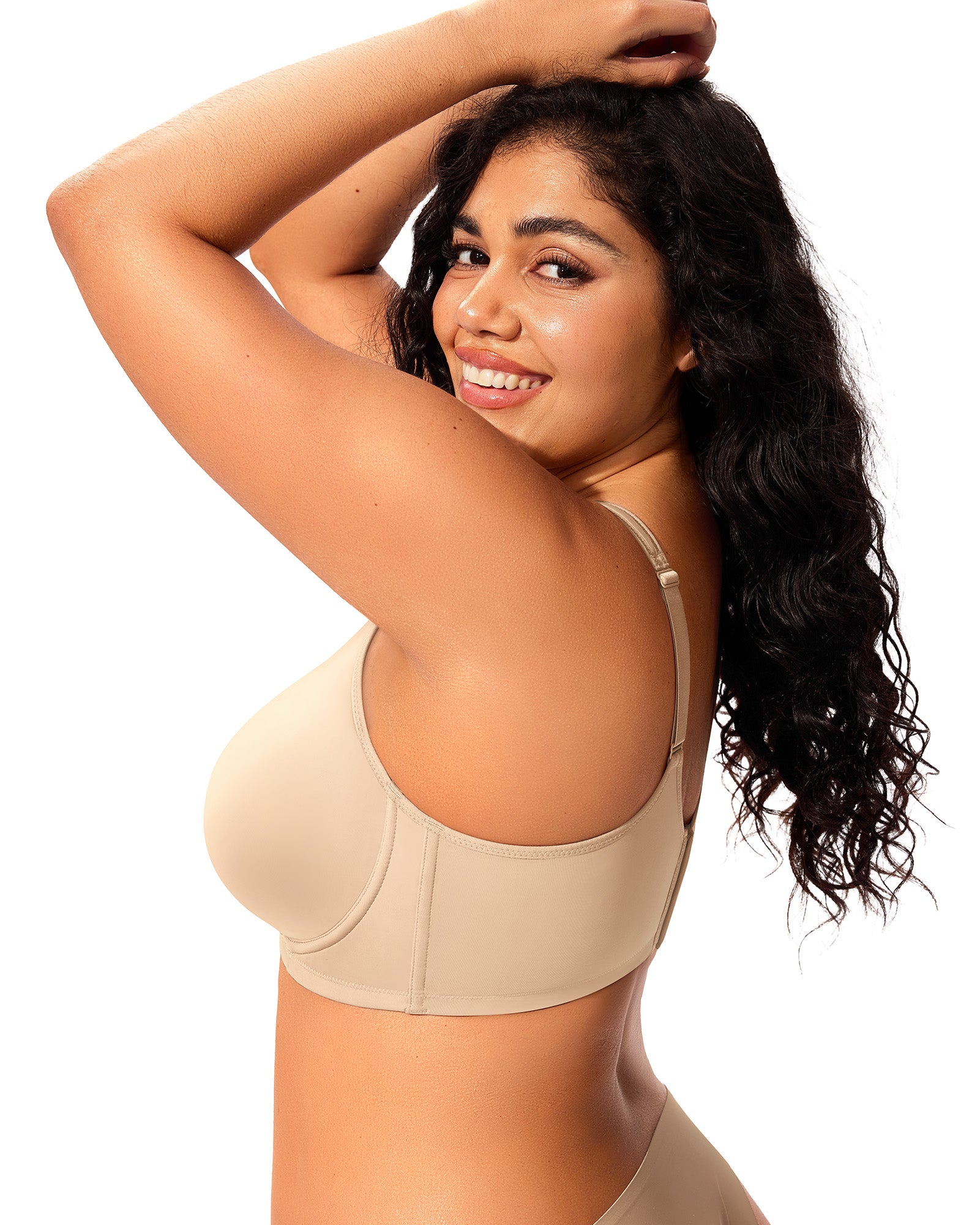 Unlined Full Coverage Underwire Minimizer Bra