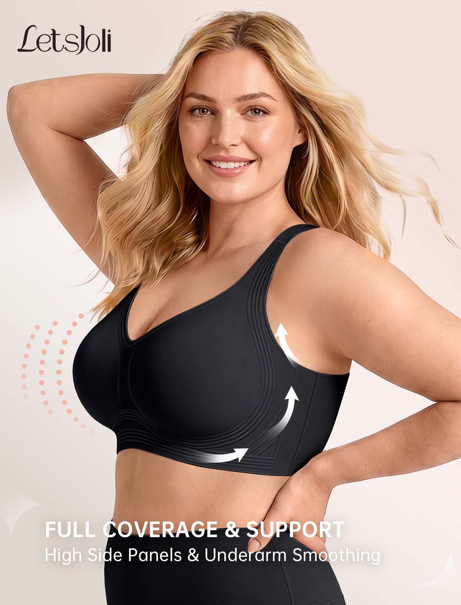 Plus Size Pullover No Underwire Full Coverage