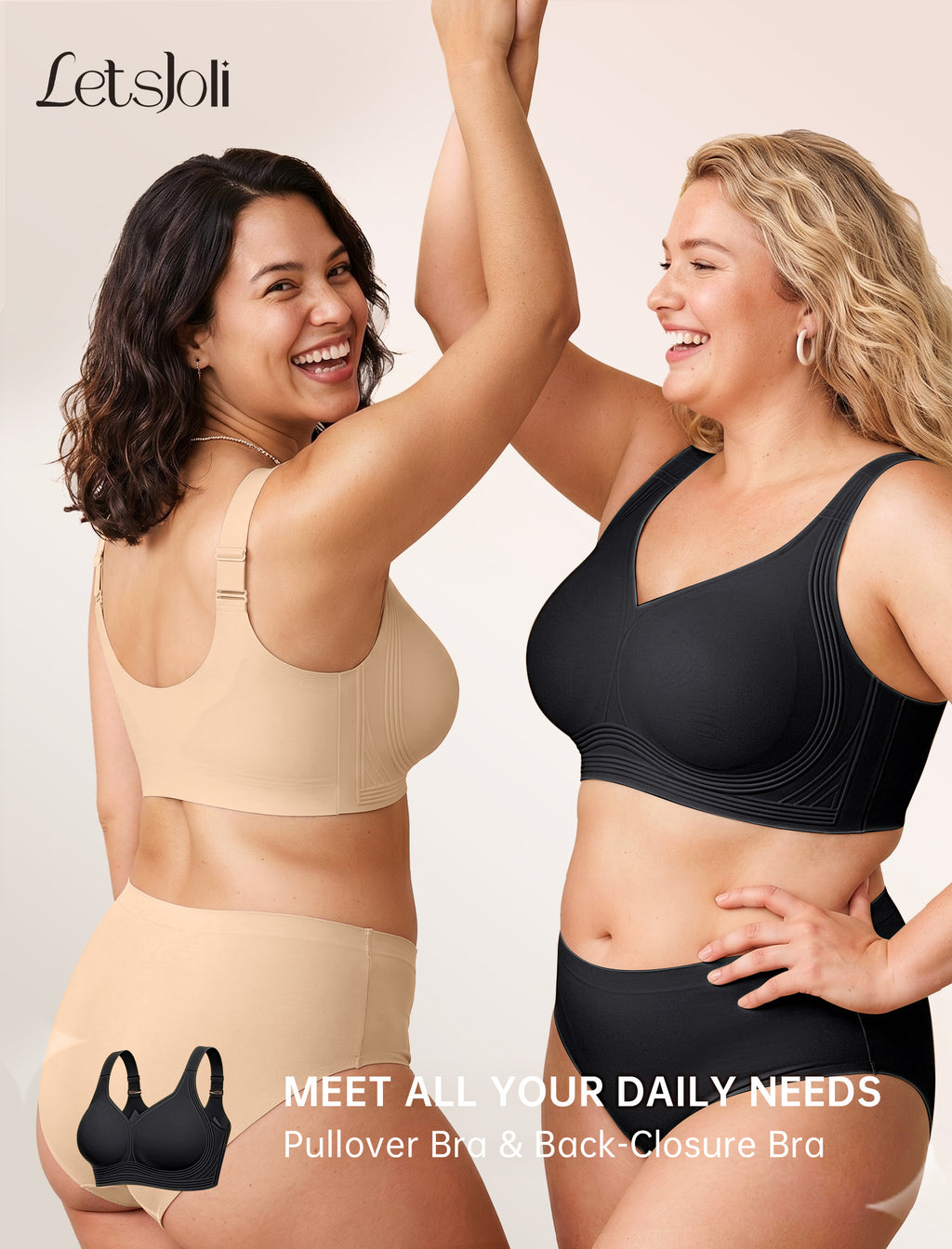 Plus Size Pullover No Underwire Full Coverage