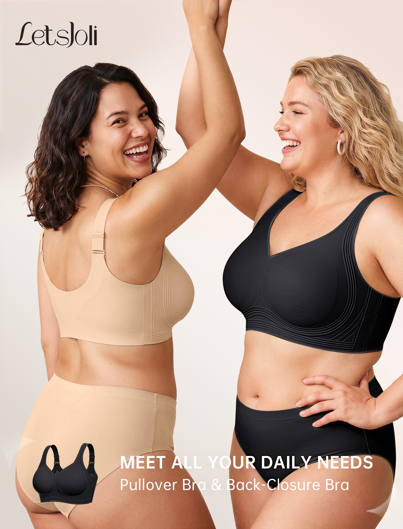 Plus Size Pullover No Underwire Full Coverage