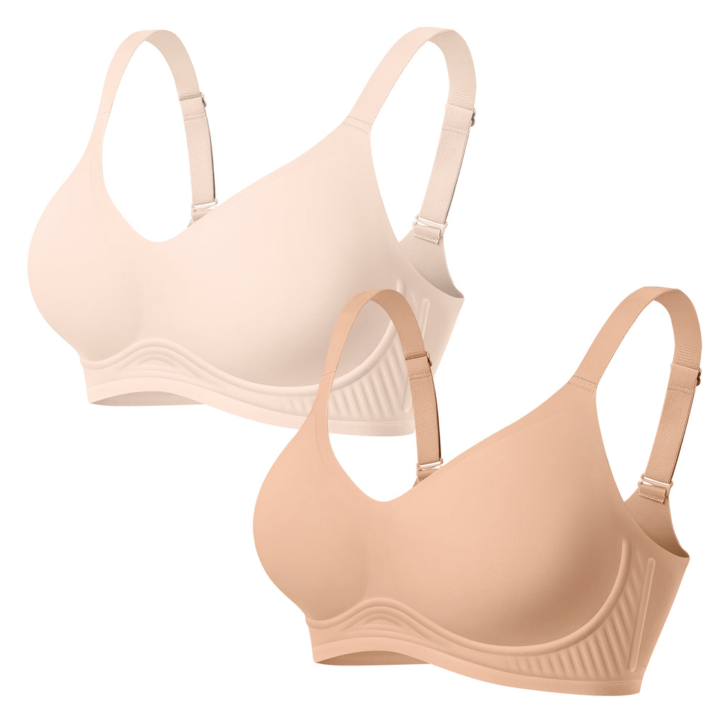 Seamless Push Up Wireless T Shirt Bra
