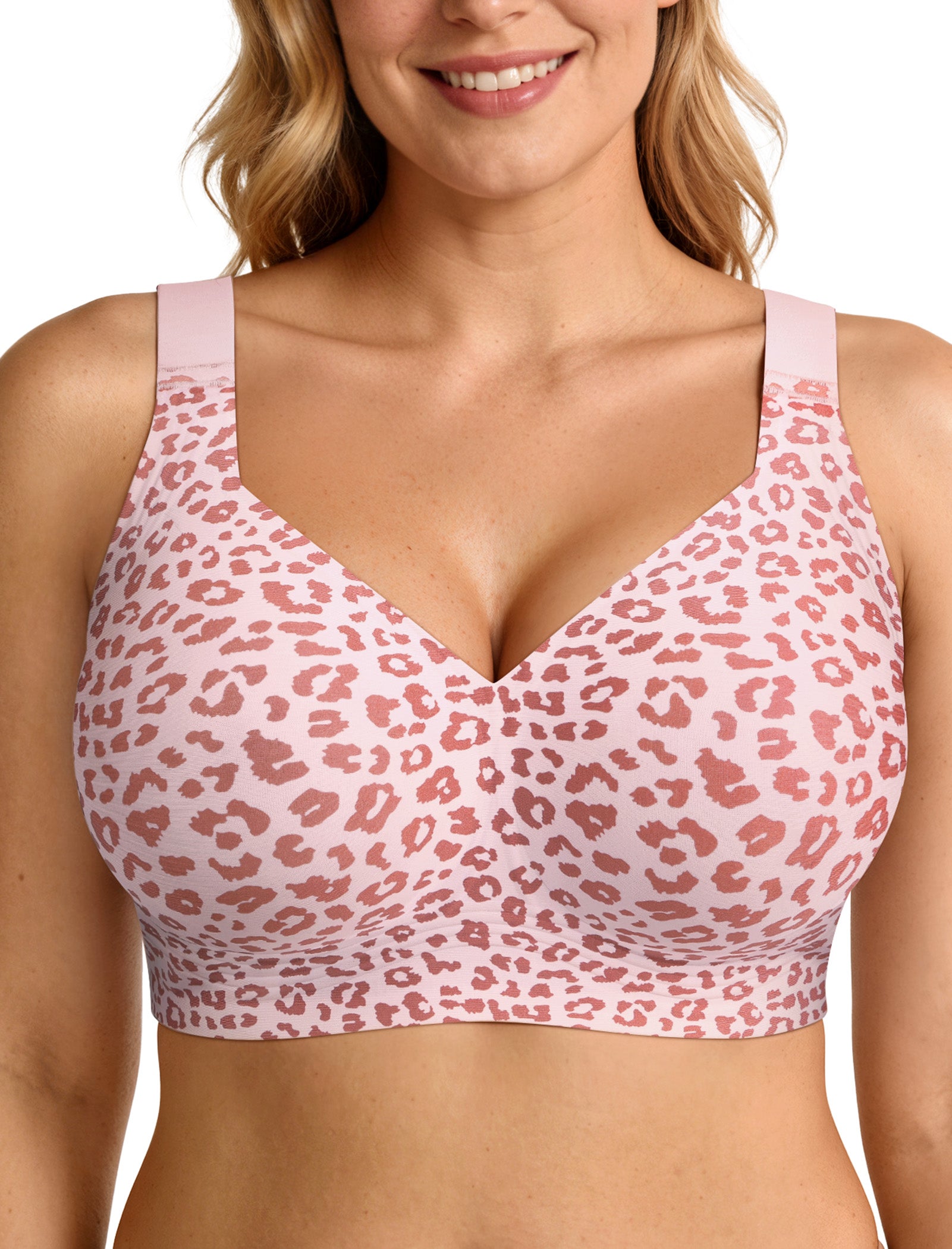 Full Coverage Supportive Wireless Push Up Bra