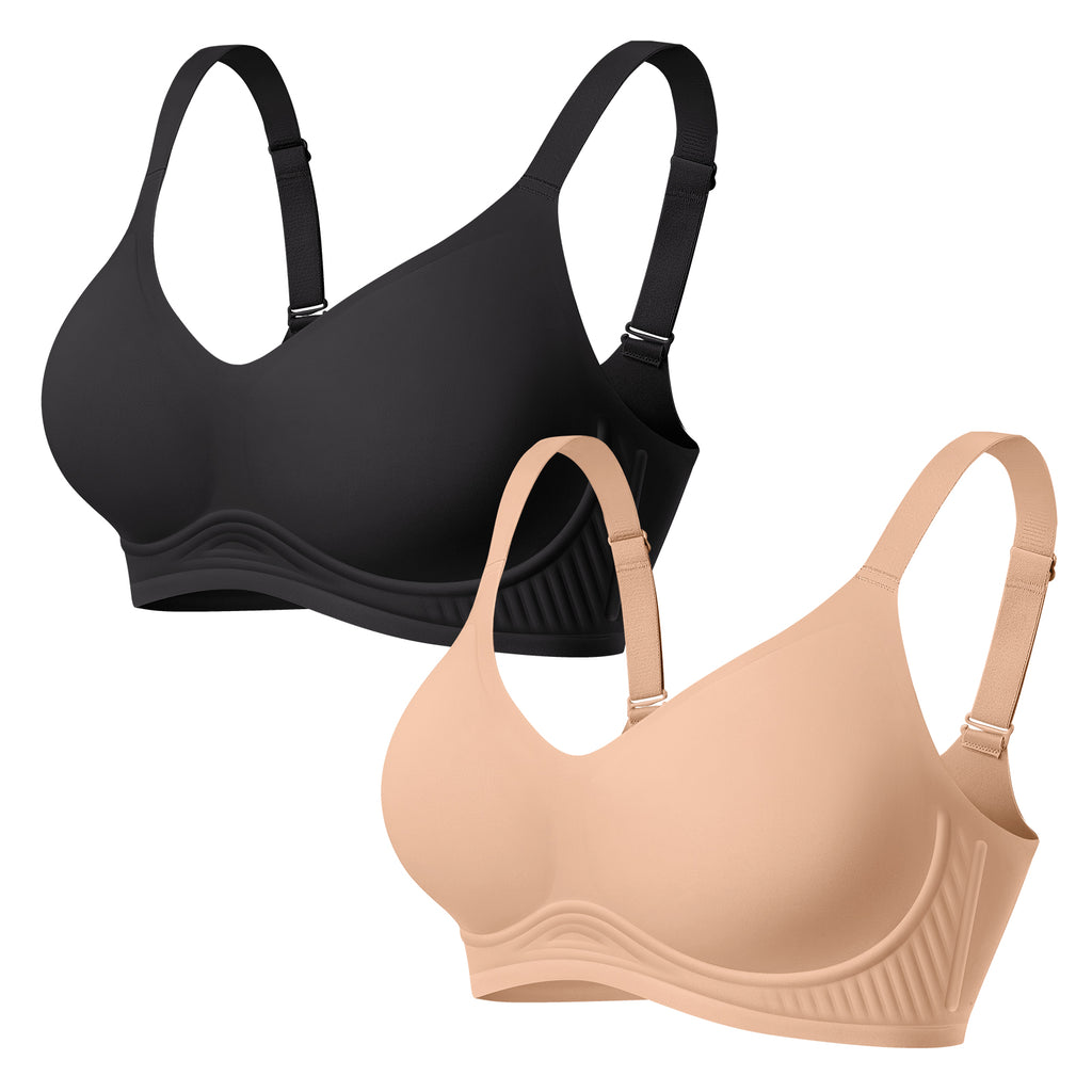 Seamless Push Up Wireless T Shirt Bra